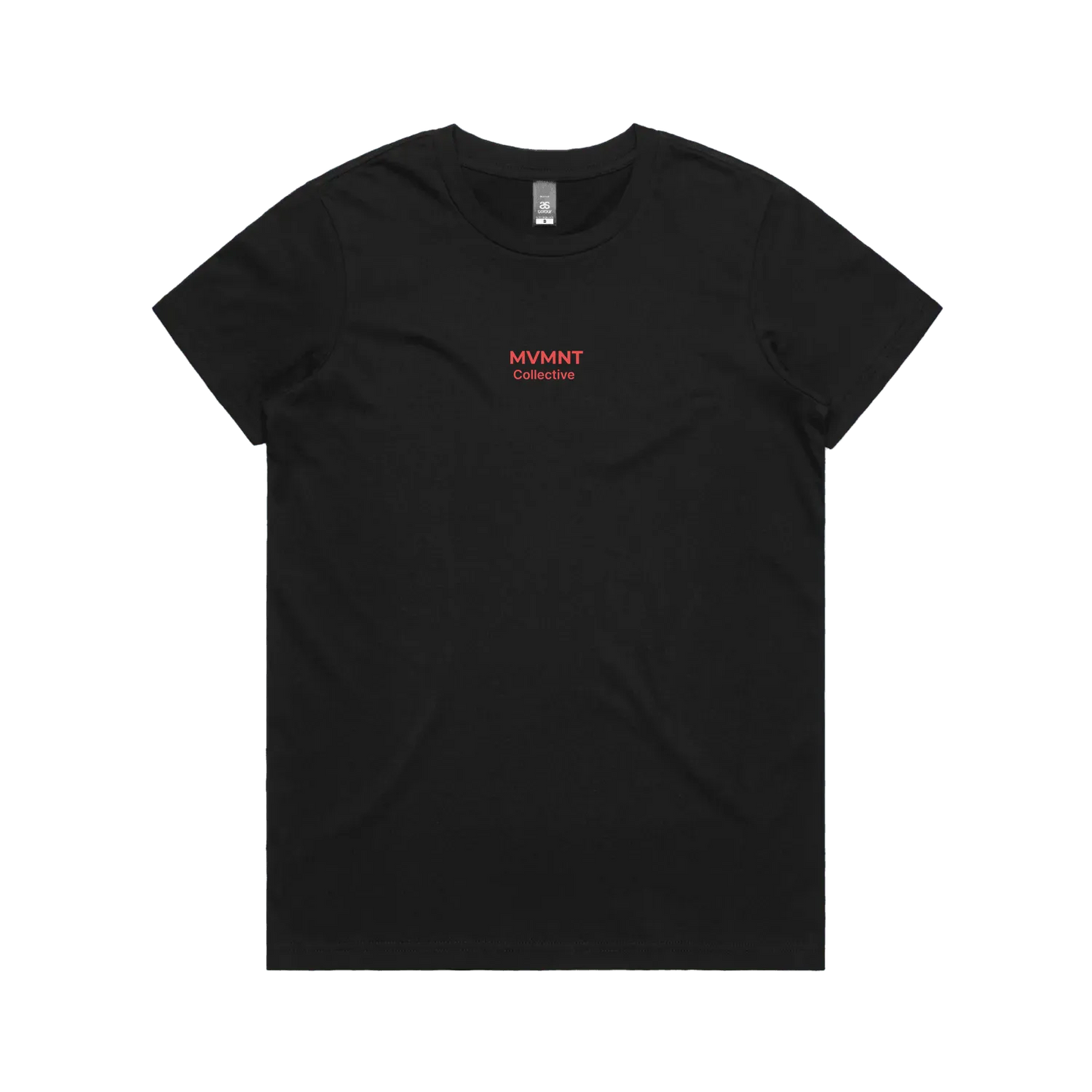 Black front flat lay