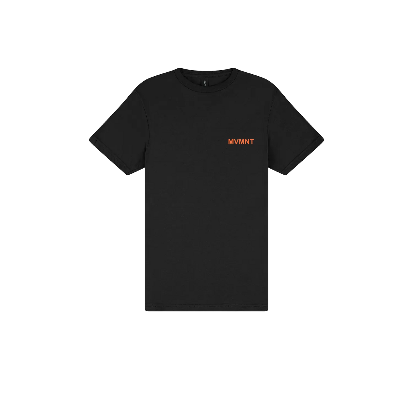 Black front flat lay