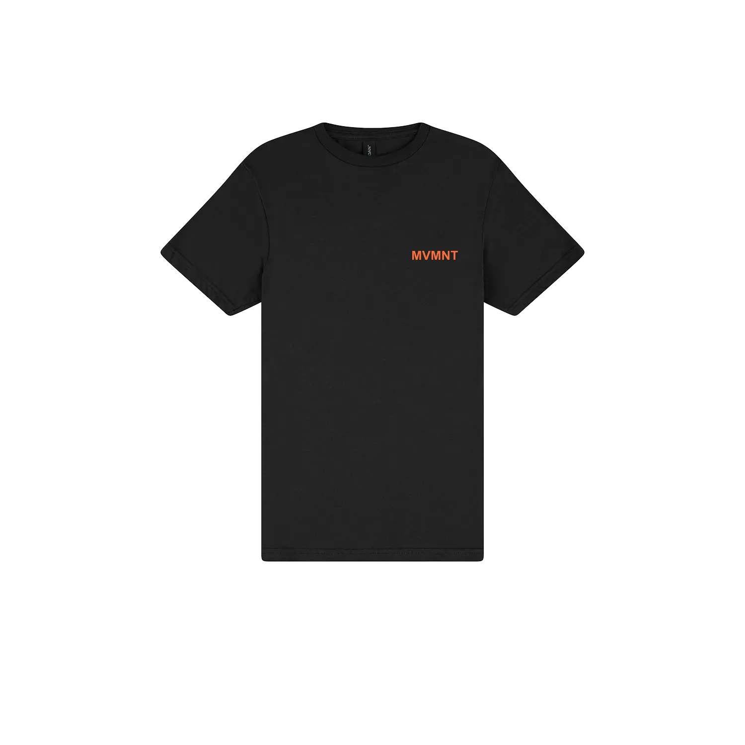 Black front flat lay