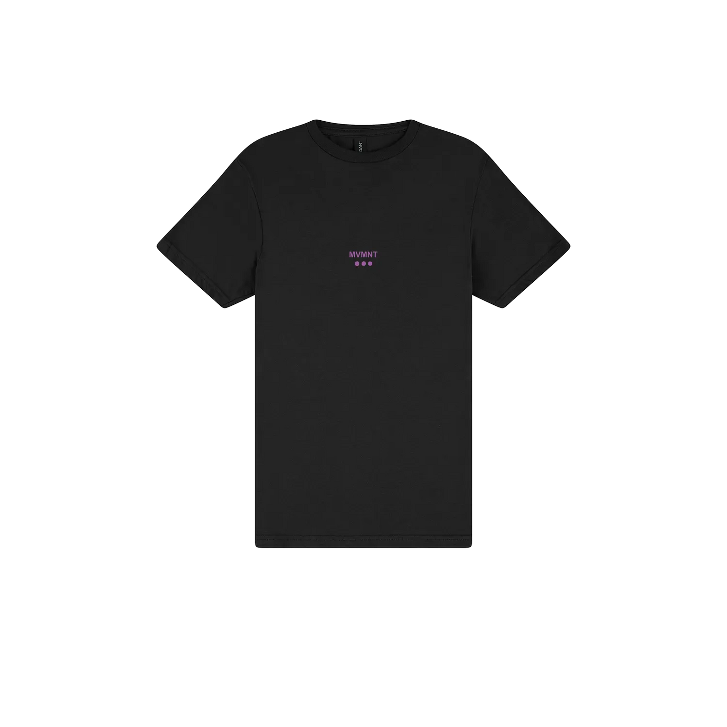 Black front flat lay