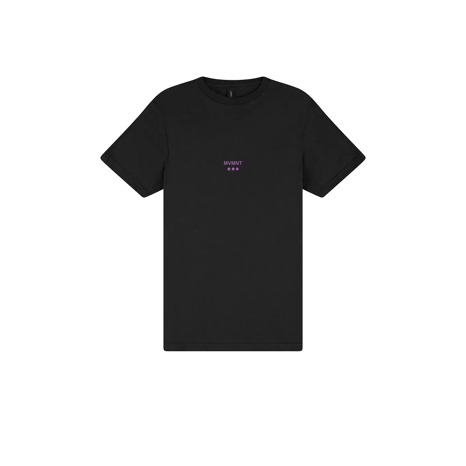 Black front flat lay