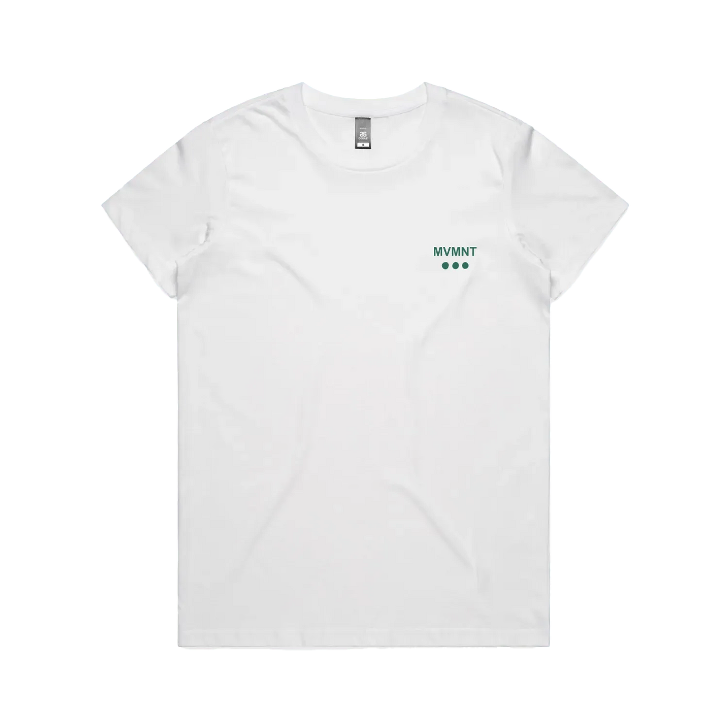 White front flat lay