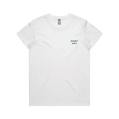 White front flat lay