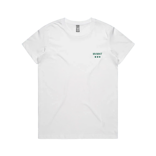 White front flat lay