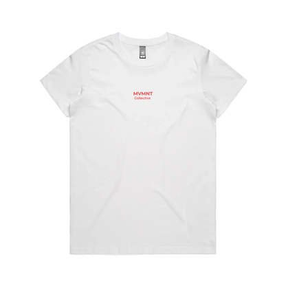 White front flat lay