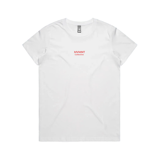 White front flat lay