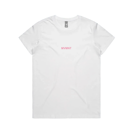 White front flat lay