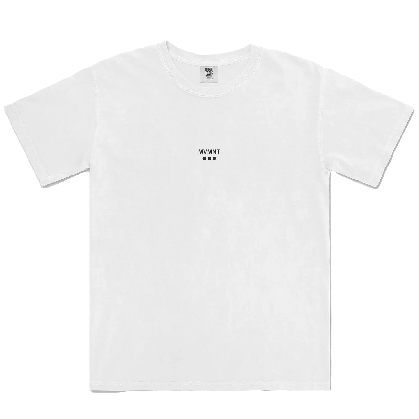 White front flat lay